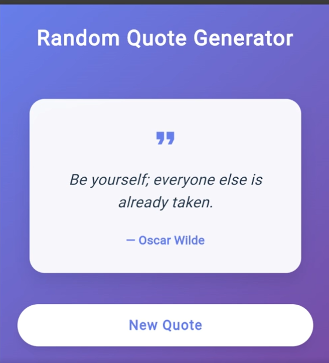 Random Quote Generator